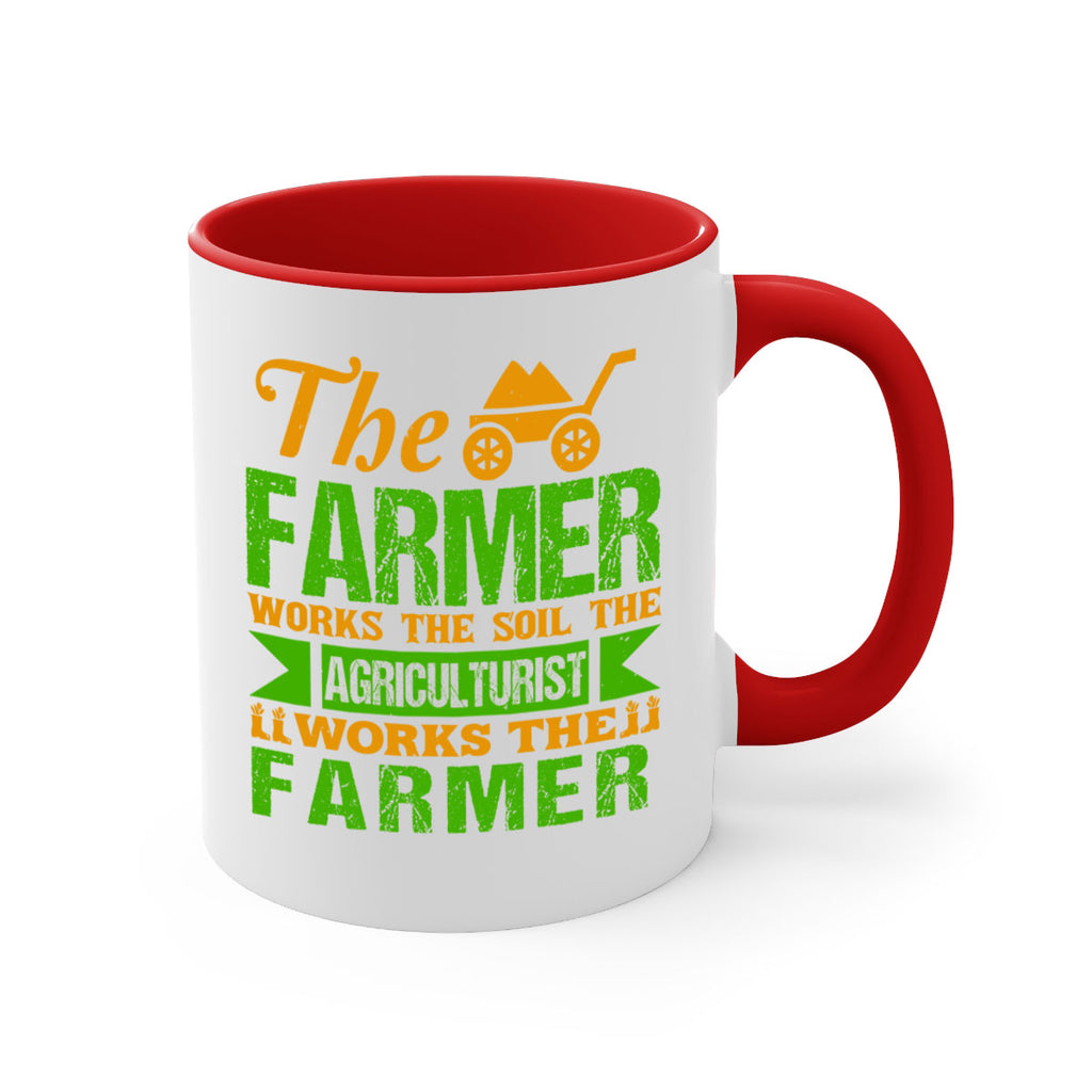 The farmers work the soil 33#- Farm and garden-Mug / Coffee Cup
