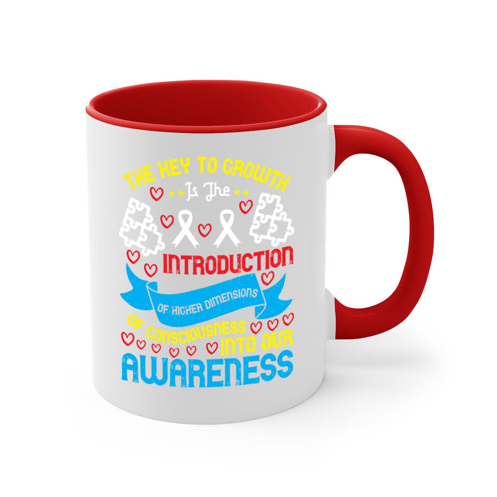 The key to growth is the introduction of higher dimensions Style 20#- Self awareness-Mug / Coffee Cup