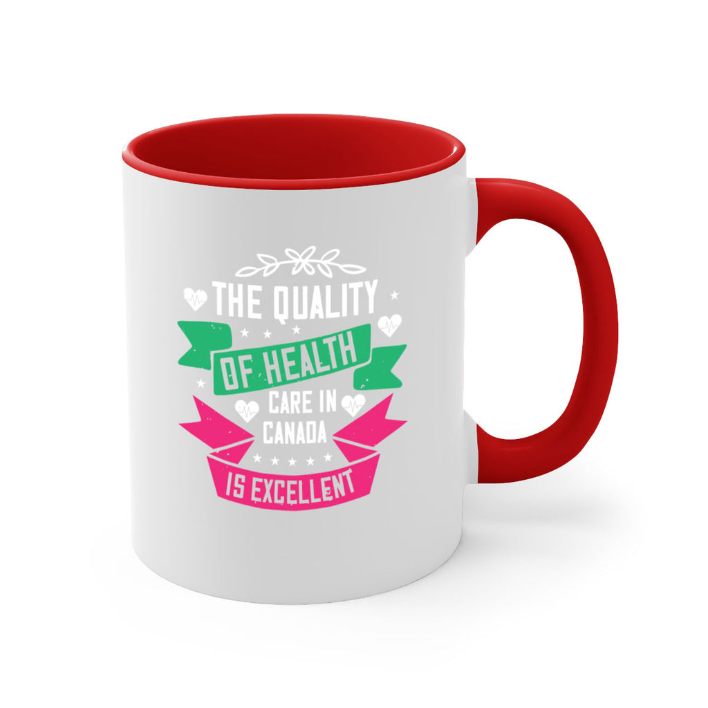 The quality of health care in Canada is excellent Style 12#- World Health-Mug / Coffee Cup