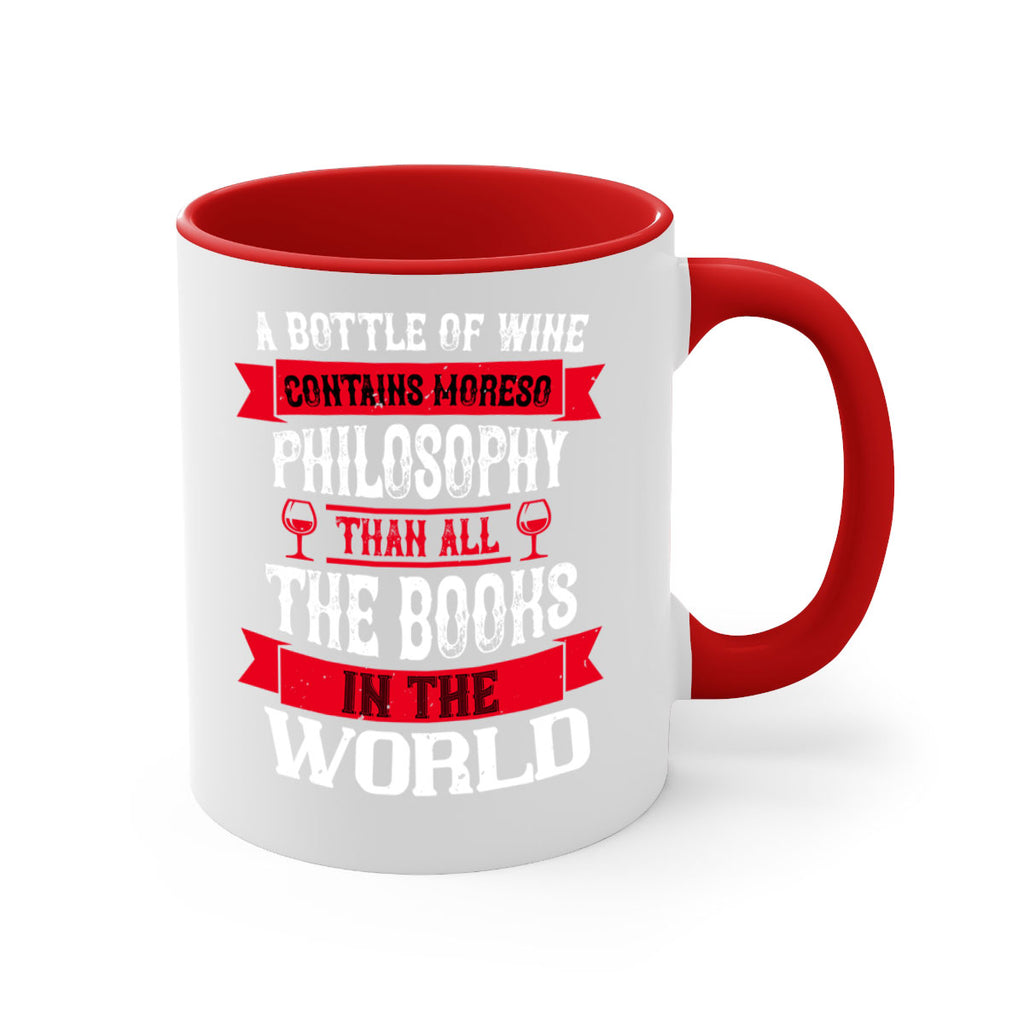 a bottle of wine contains moreso 96#- wine-Mug / Coffee Cup