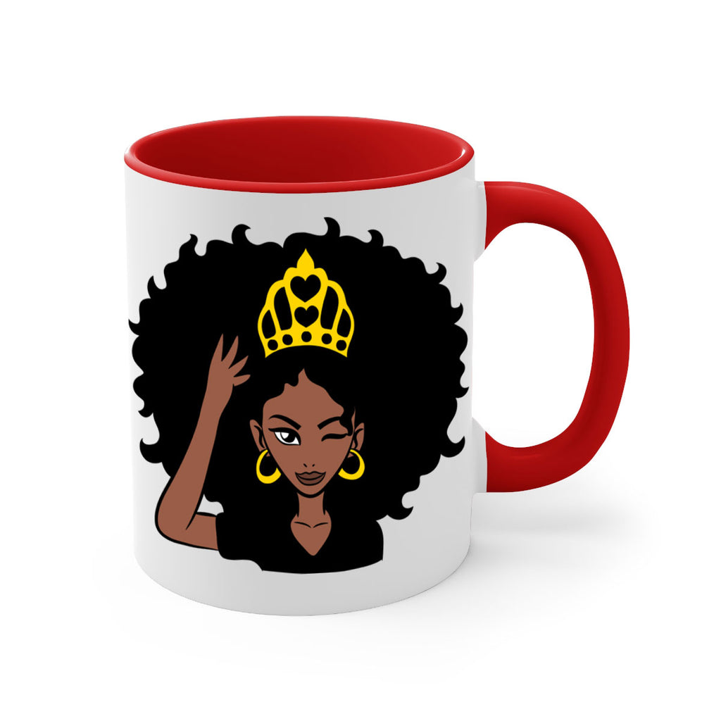 afro queen crown 72#- Black women - Girls-Mug / Coffee Cup