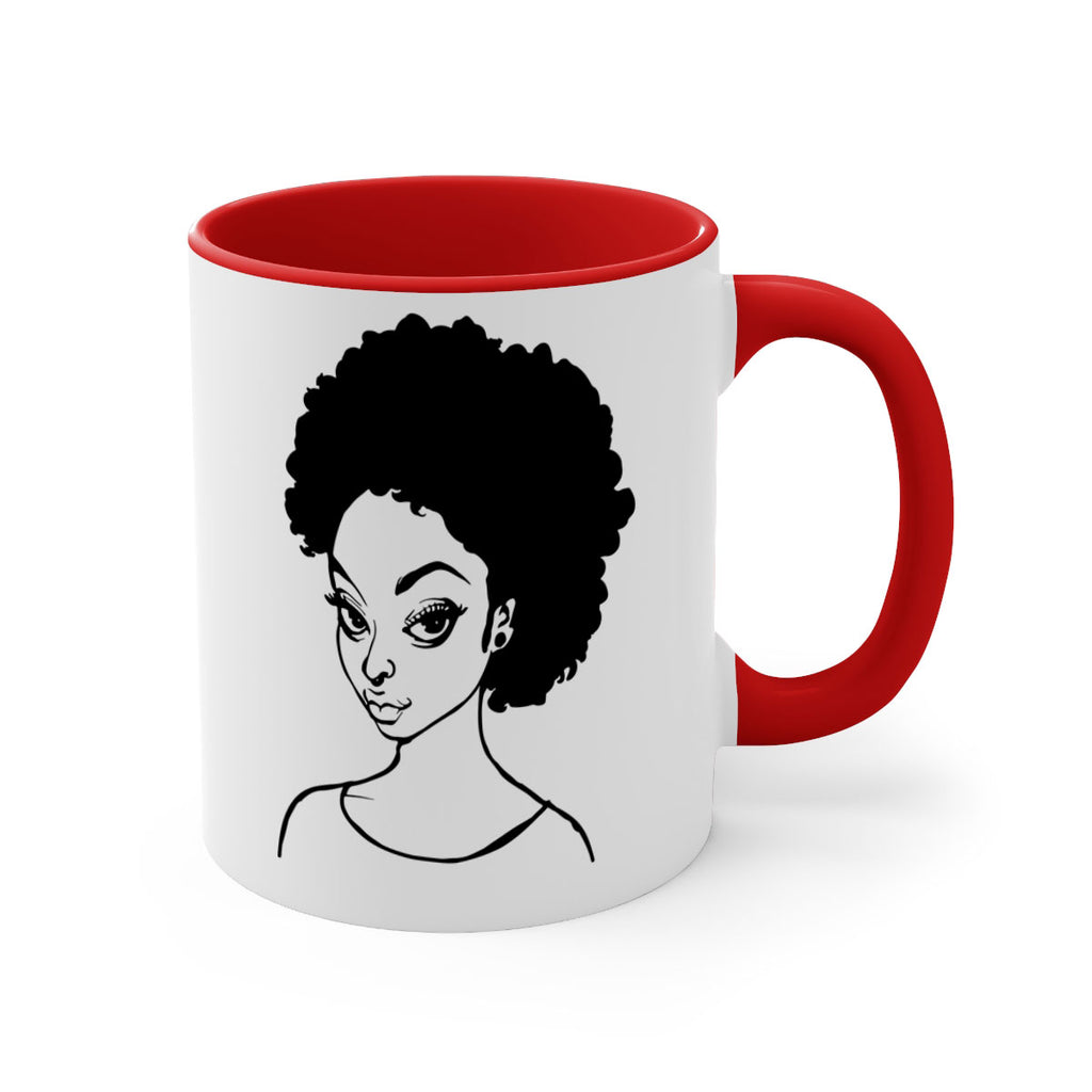 afro woman girl lady 68#- Black women - Girls-Mug / Coffee Cup