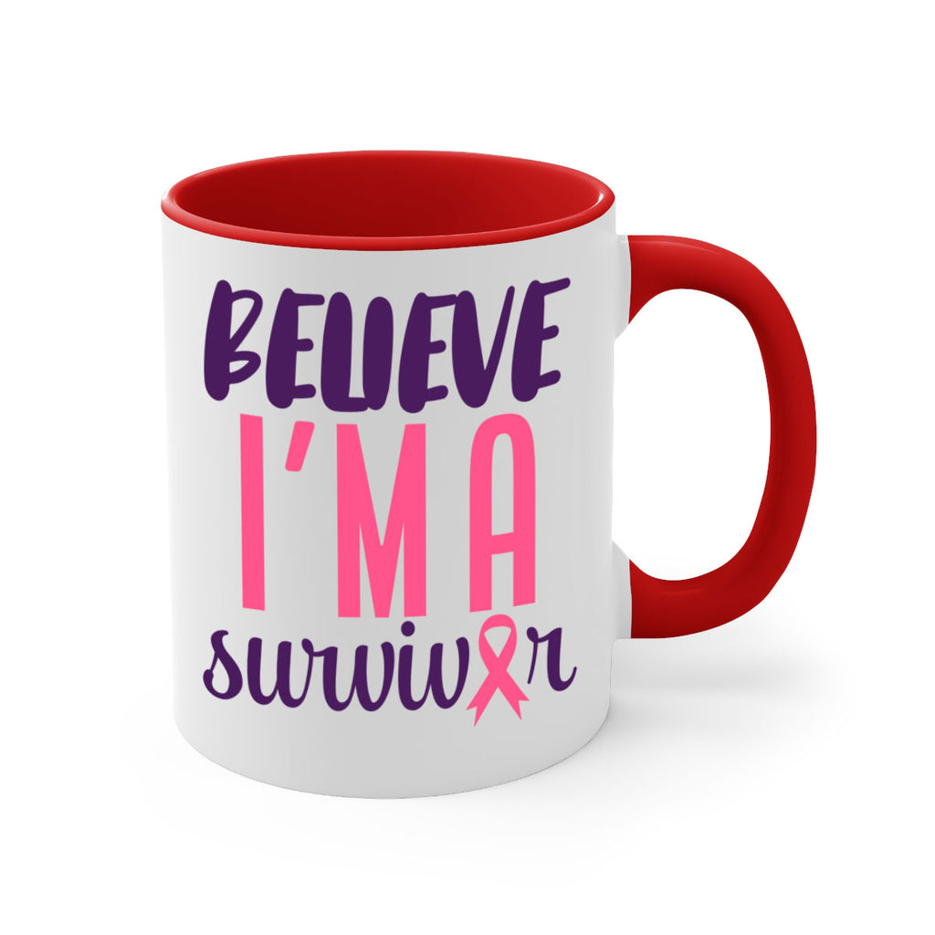 believe im a survivor Style 16#- breast cancer-Mug / Coffee Cup