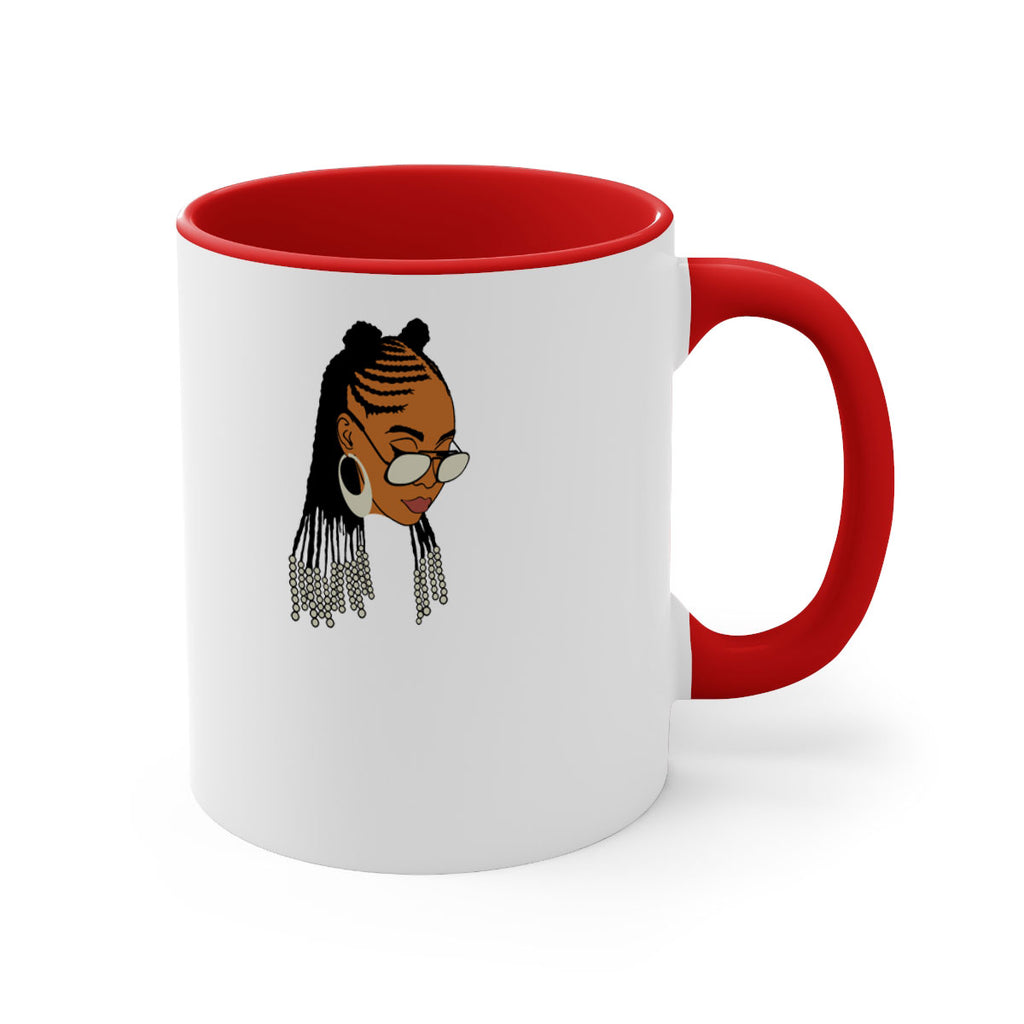 black afro 43#- Black women - Girls-Mug / Coffee Cup