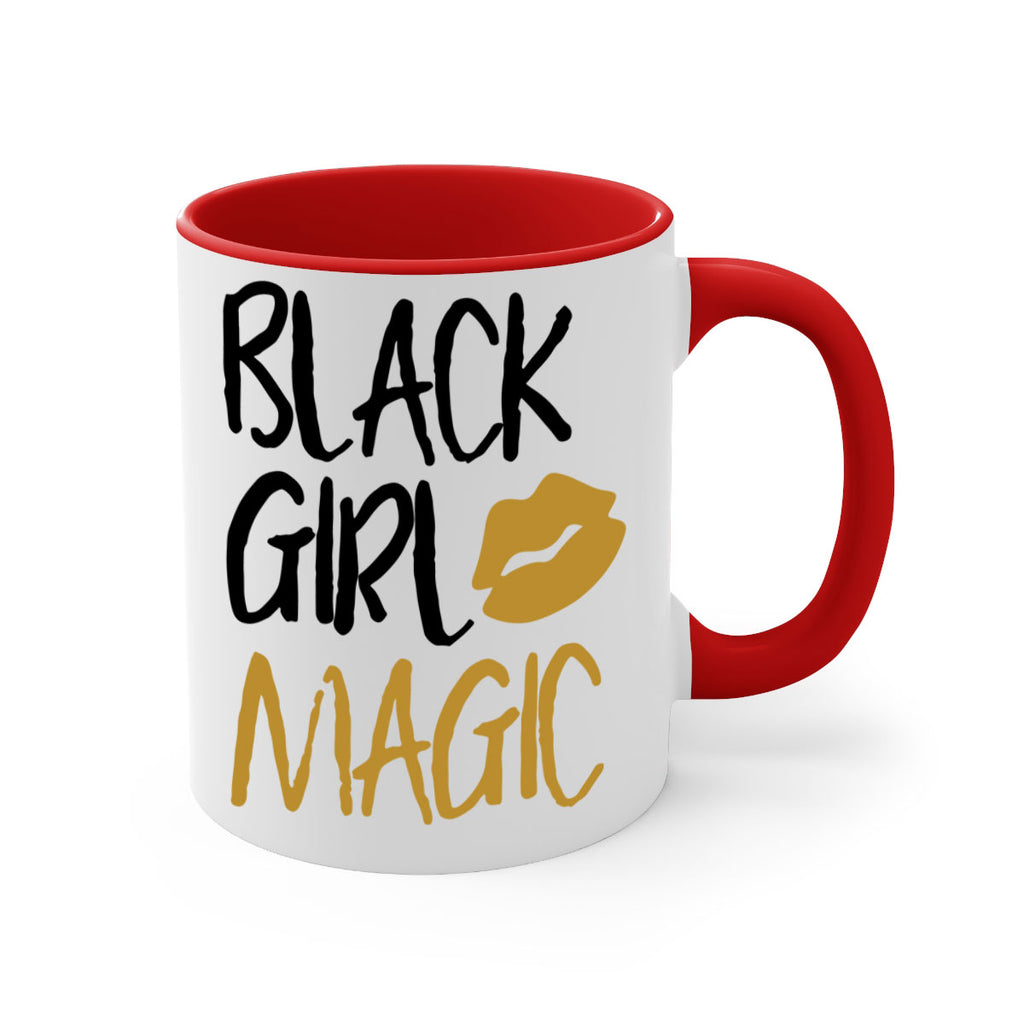 black girl magic lips cocoandbanana 245#- black words - phrases-Mug / Coffee Cup