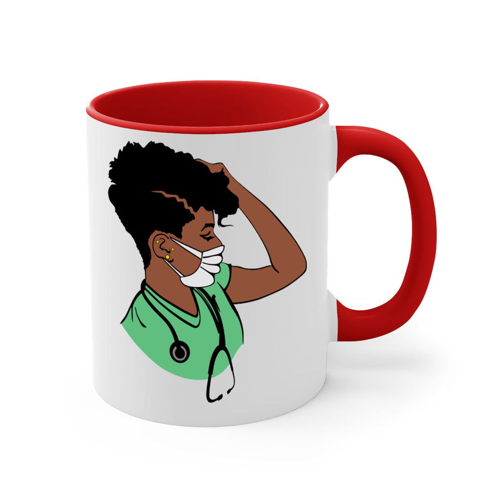 black nurse 2#- Black women - Girls-Mug / Coffee Cup