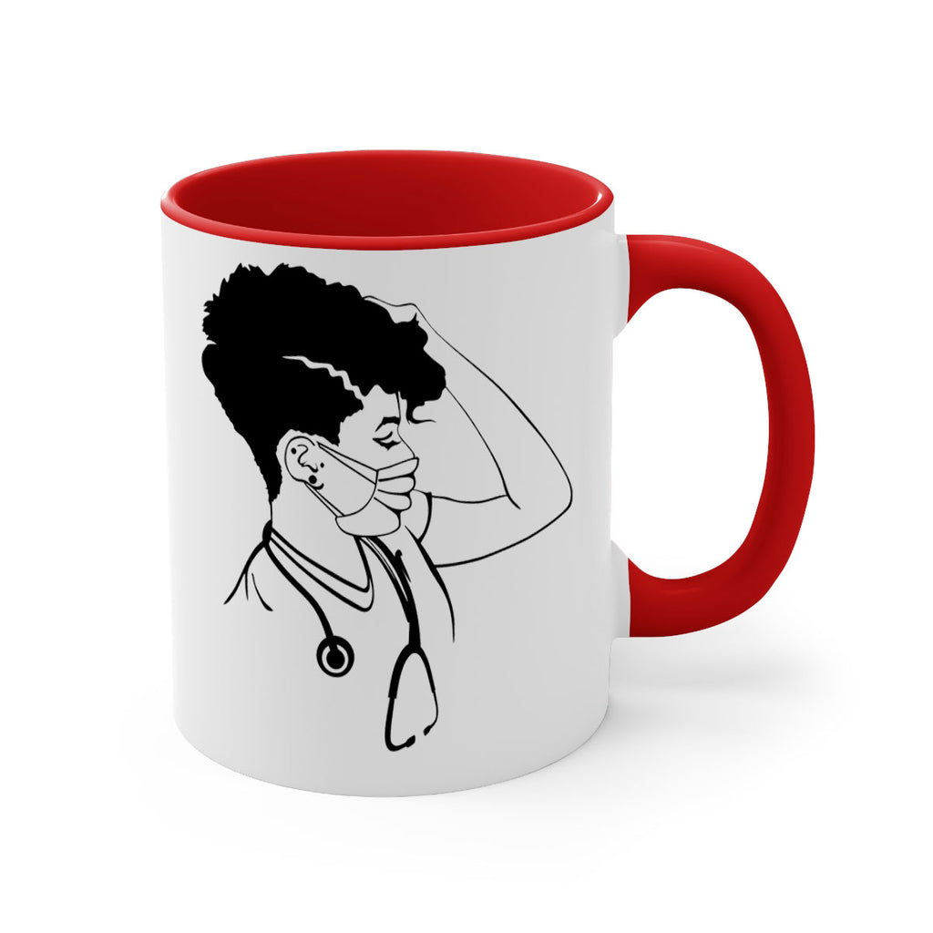 black nurse 3#- Black women - Girls-Mug / Coffee Cup