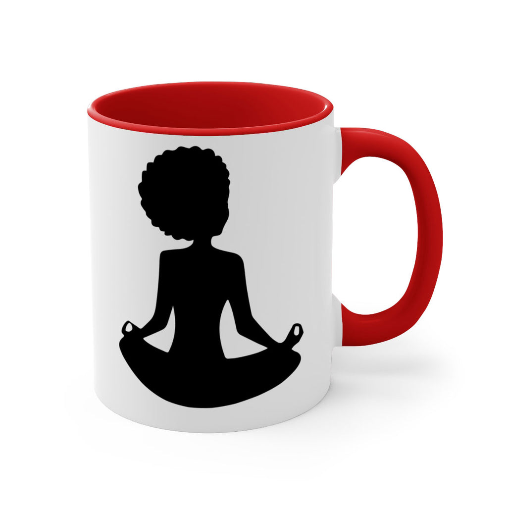 black woman sitting 8#- Black women - Girls-Mug / Coffee Cup