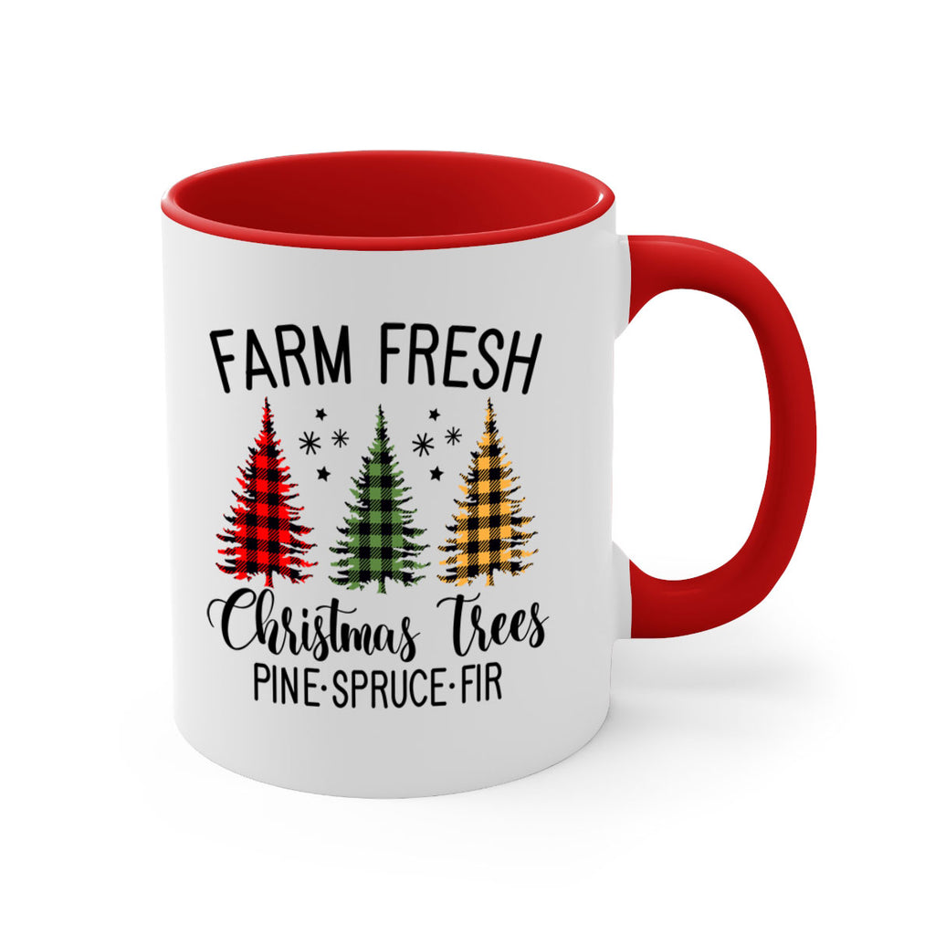 farm fresh christmas trees style 206#- christmas-Mug / Coffee Cup