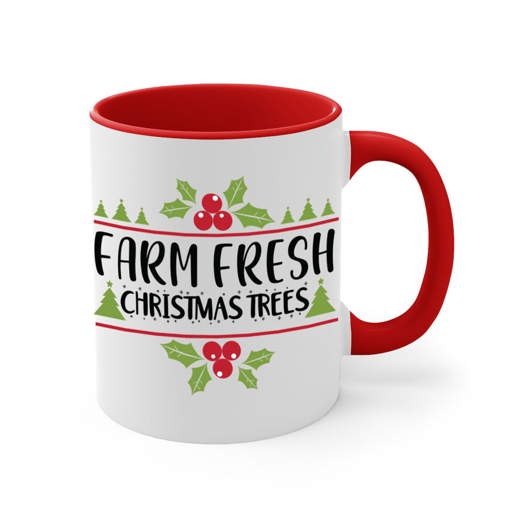 farm fresh christmas trees style 207#- christmas-Mug / Coffee Cup