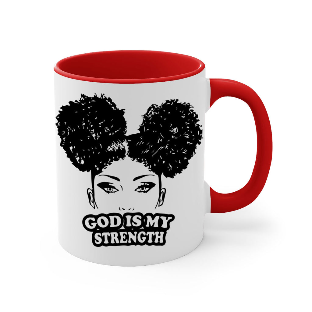 god is my strength 2#- Black women - Girls-Mug / Coffee Cup