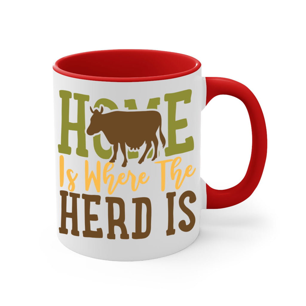 home is where the herd is 7#- Farm and garden-Mug / Coffee Cup