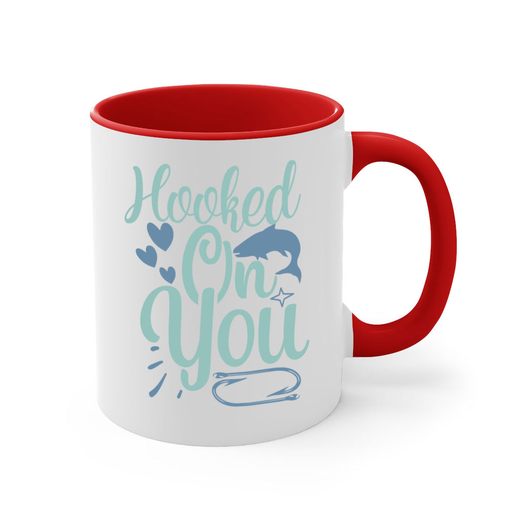 hooked on you 215#- fishing-Mug / Coffee Cup