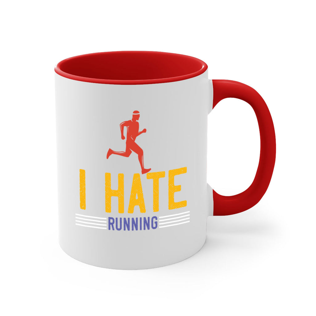 i hate running 40#- running-Mug / Coffee Cup