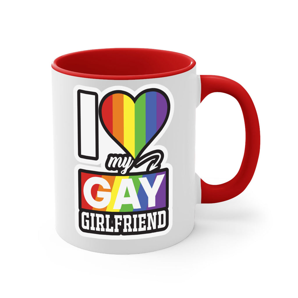 i love my gay girlfriend lgbt 126#- lgbt-Mug / Coffee Cup
