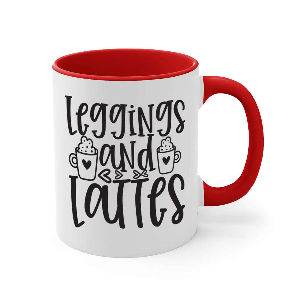 leggings and lattes 389#- mom-Mug / Coffee Cup