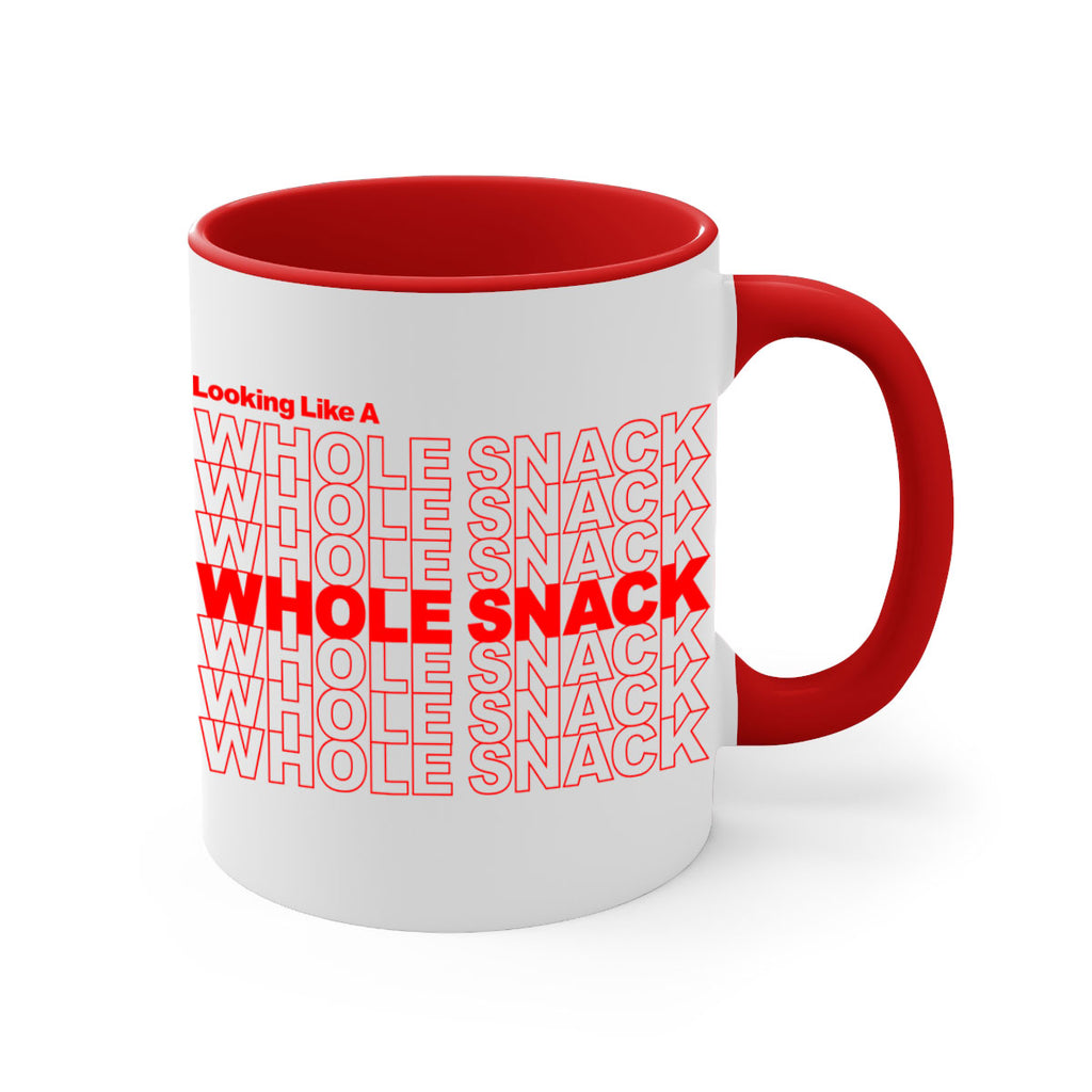 looking like a whole snack 95#- black words - phrases-Mug / Coffee Cup