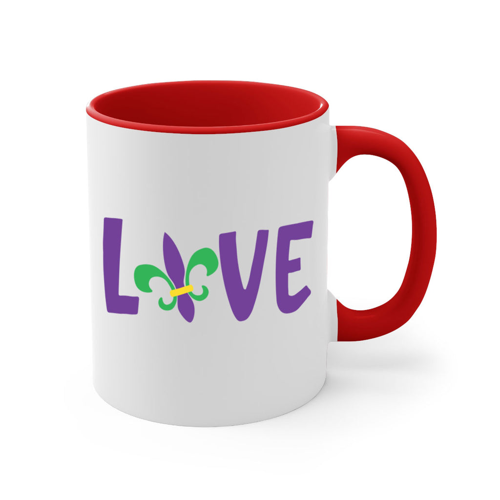 love 80#- mardi gras-Mug / Coffee Cup