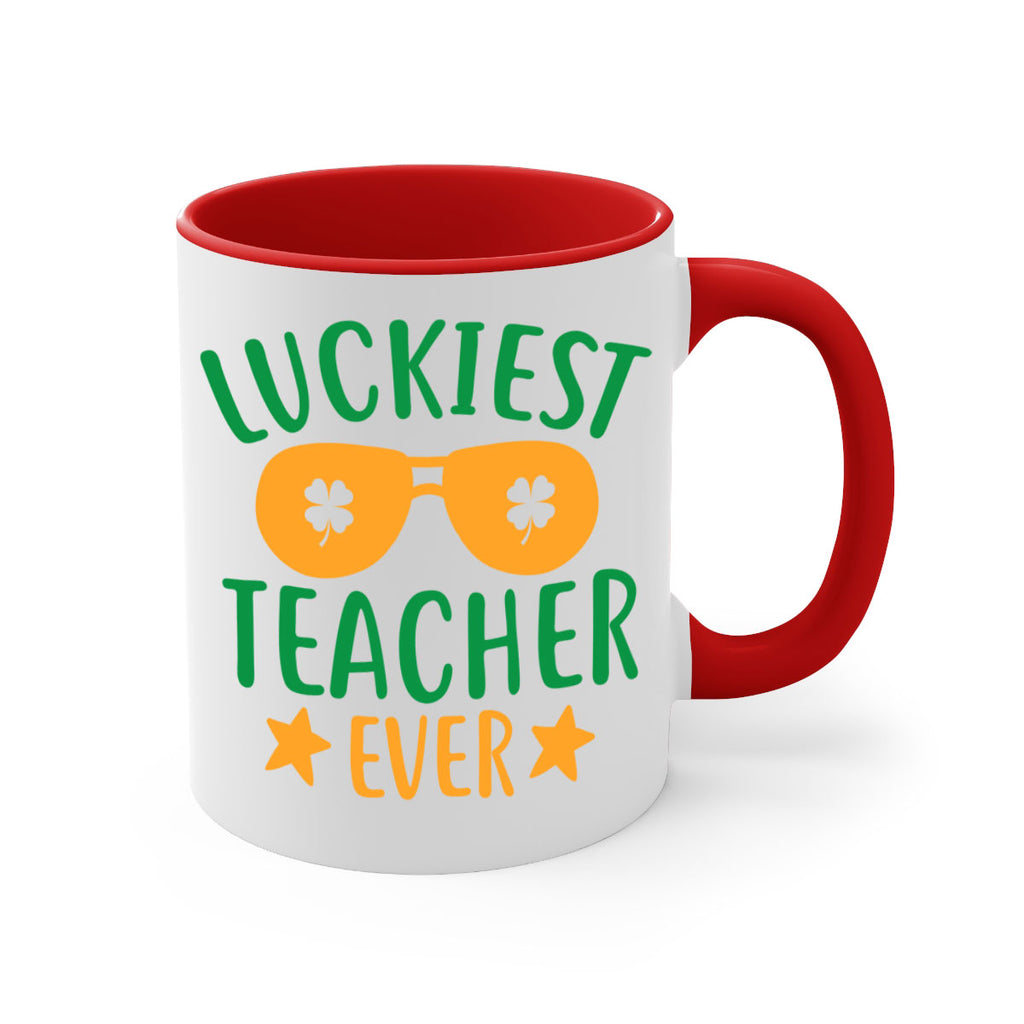 luckiest teacher ever 13#- mardi gras-Mug / Coffee Cup