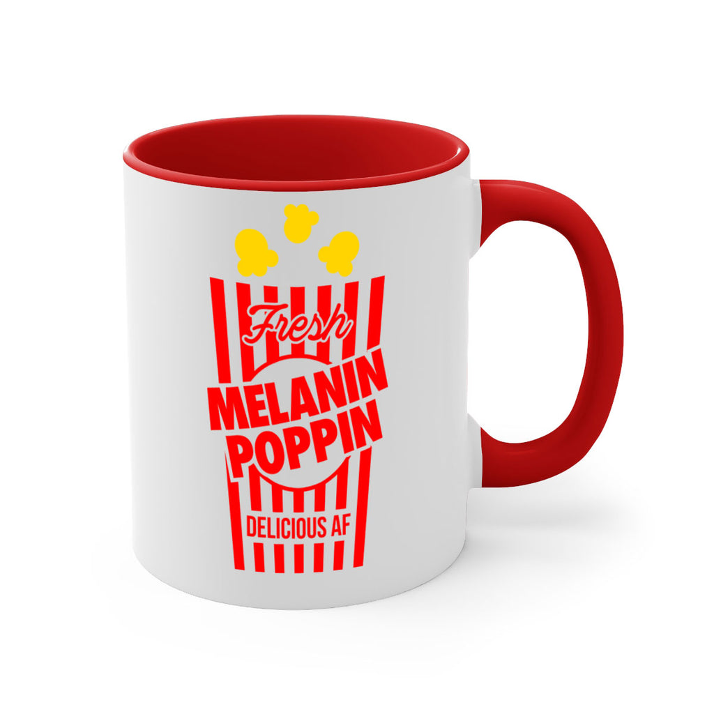 melanin poppin popcorn 86#- black words - phrases-Mug / Coffee Cup