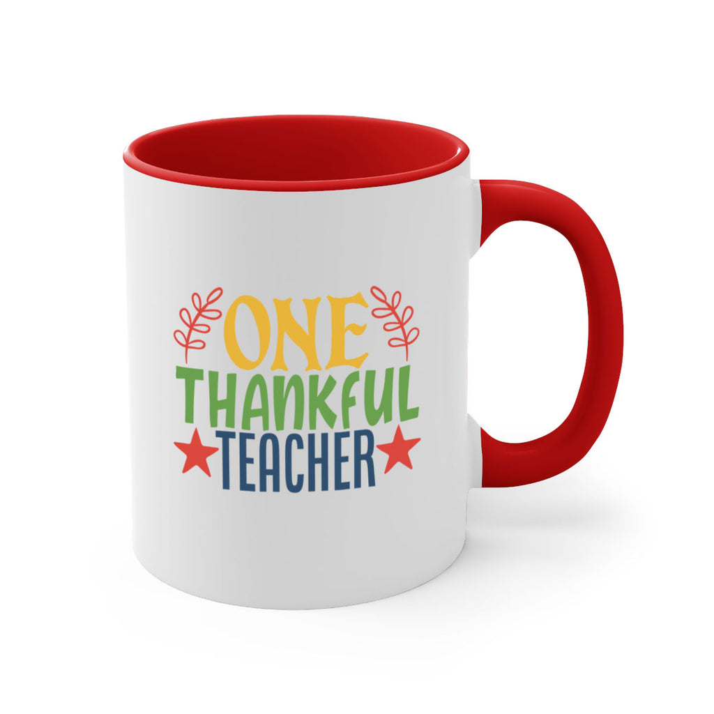 one thankful teacher Style 157#- teacher-Mug / Coffee Cup