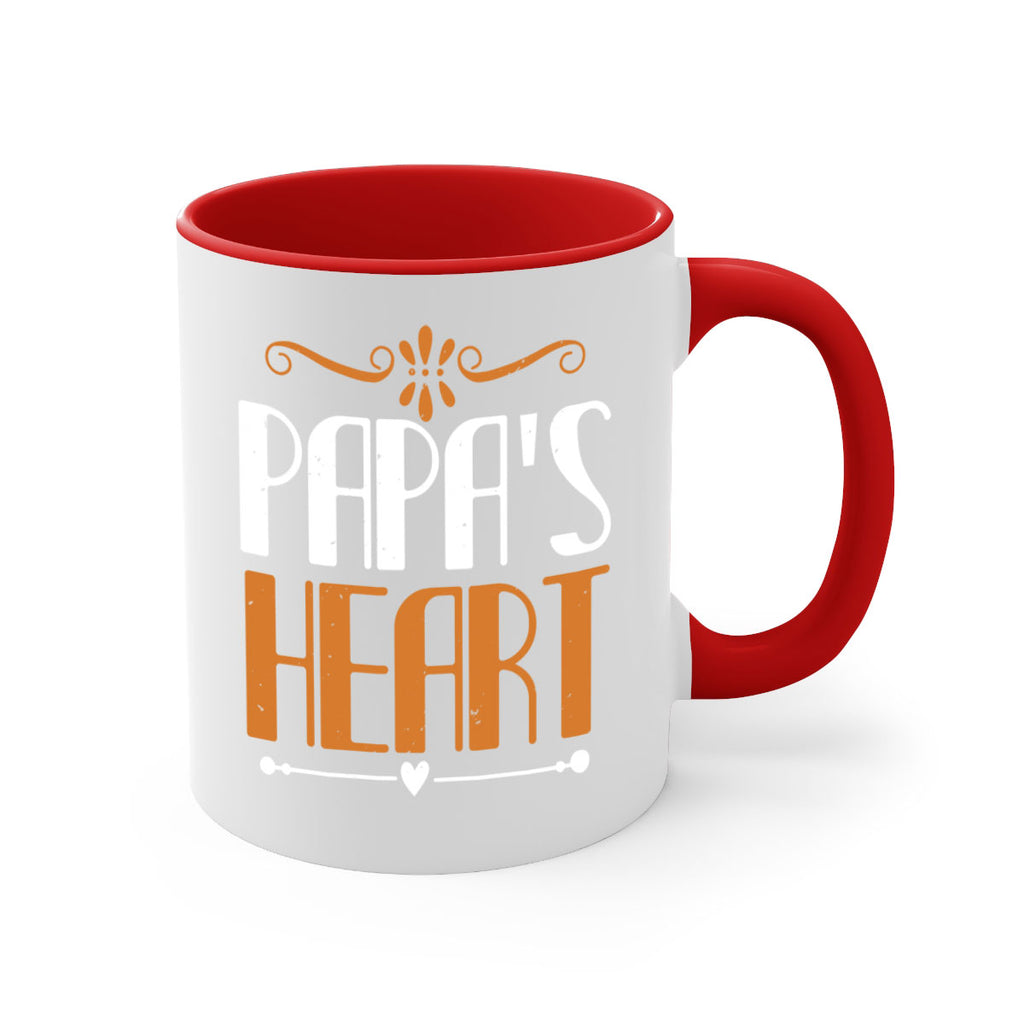 papas heart 13#- grandpa-Mug / Coffee Cup