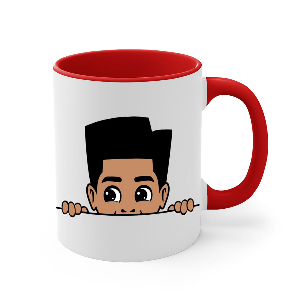 peekaboo boy 18#- Black men - Boys-Mug / Coffee Cup