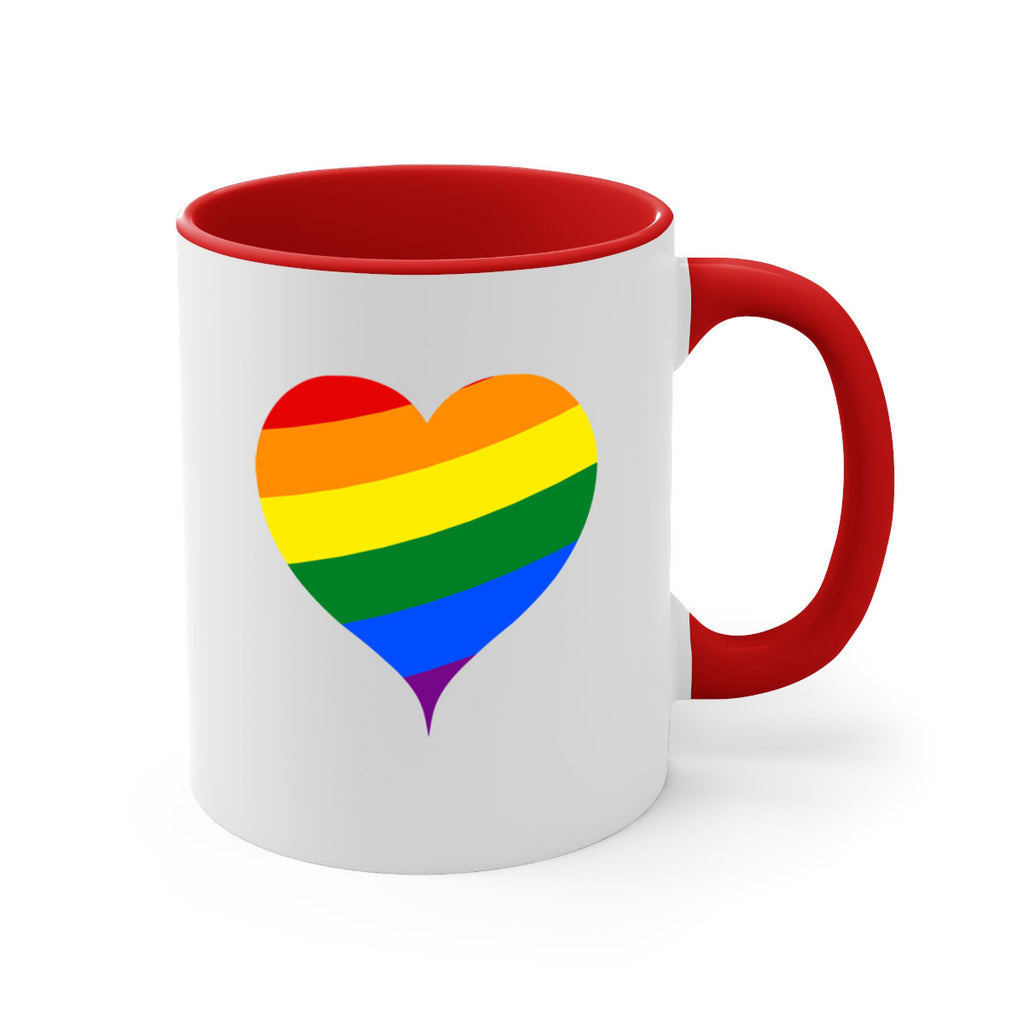 rainbow hear 8#- lgbt-Mug / Coffee Cup