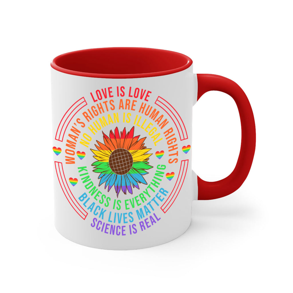 rainbow lgbt pride flower lgbt 27#- lgbt-Mug / Coffee Cup