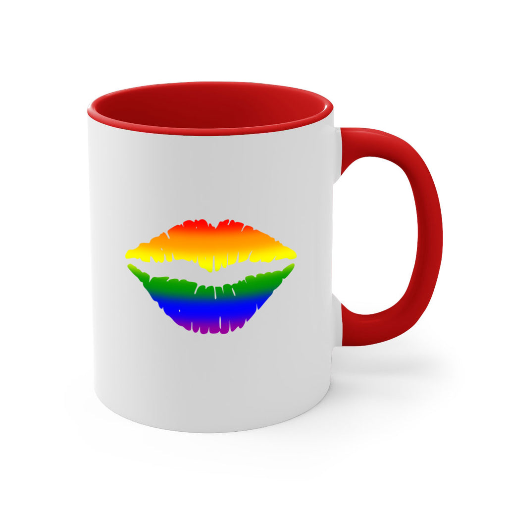 rainbow lips 6#- lgbt-Mug / Coffee Cup