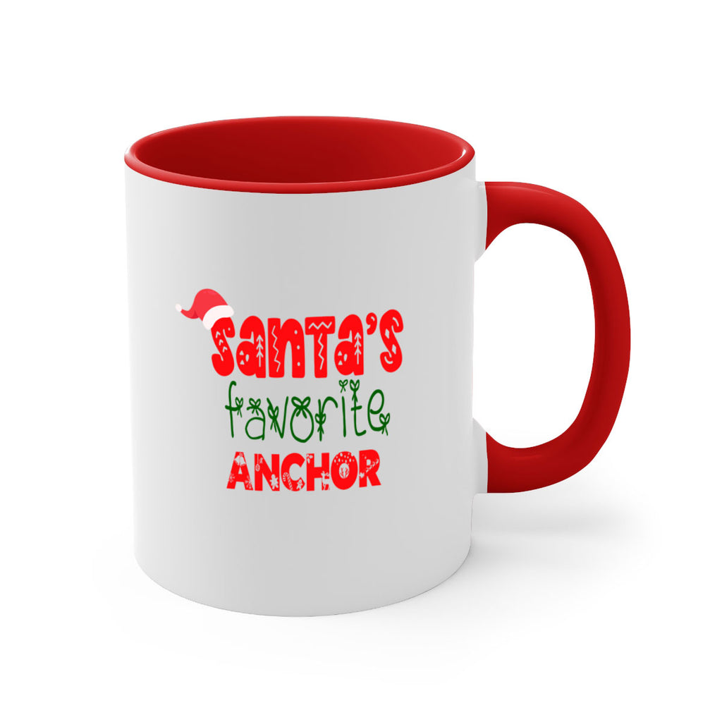 santas favorite anchor style 639#- christmas-Mug / Coffee Cup