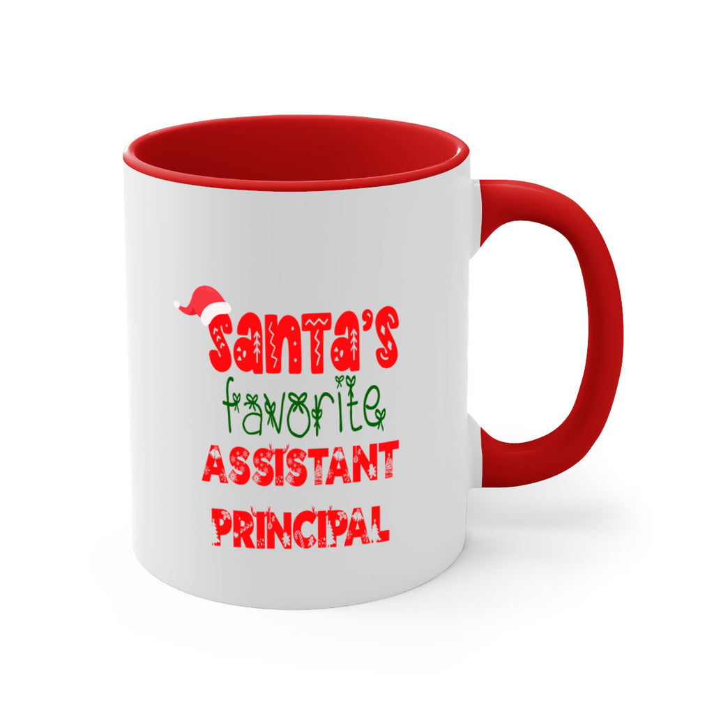 santas favorite assistant principal style 656#- christmas-Mug / Coffee Cup