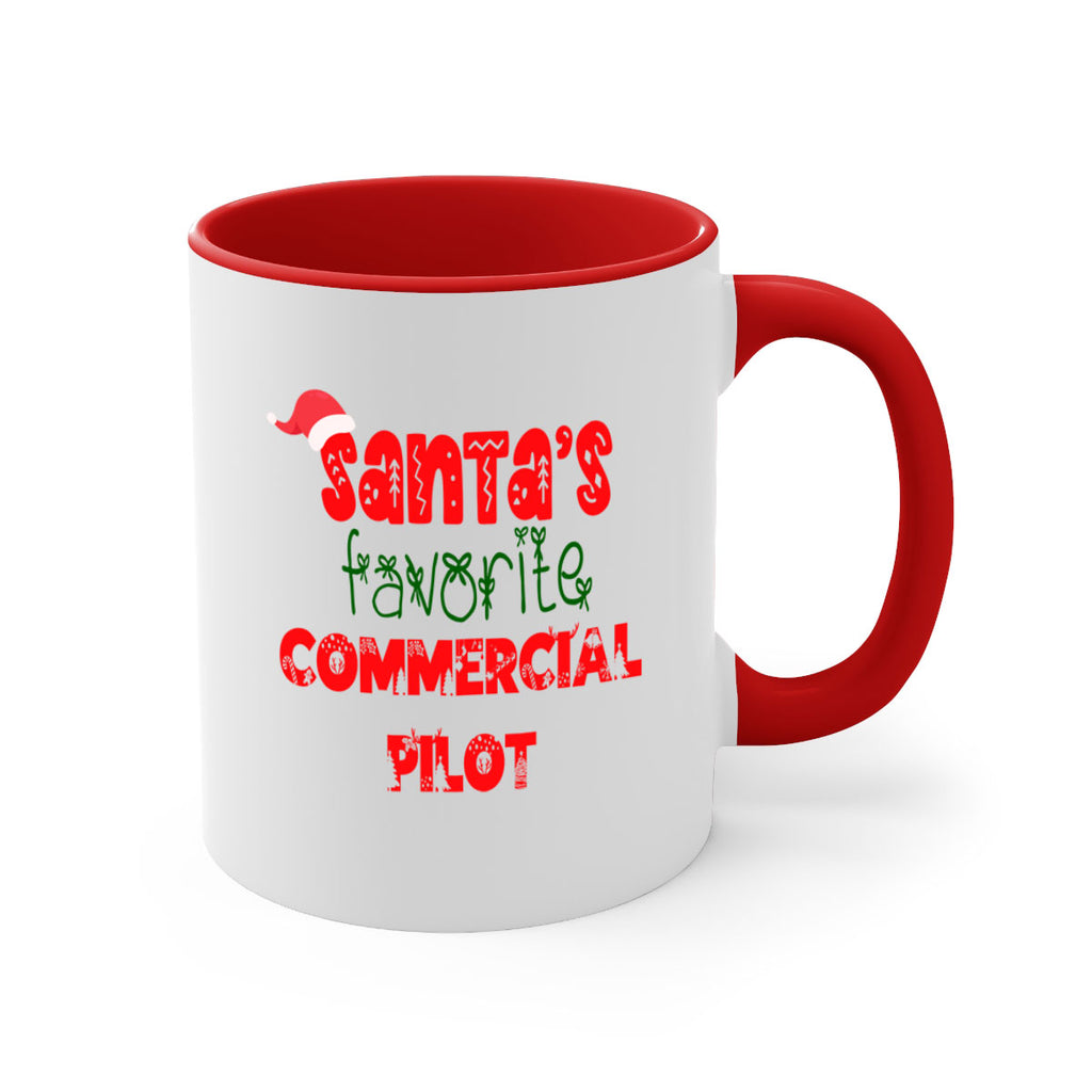 santas favorite commercial pilot style 729#- christmas-Mug / Coffee Cup