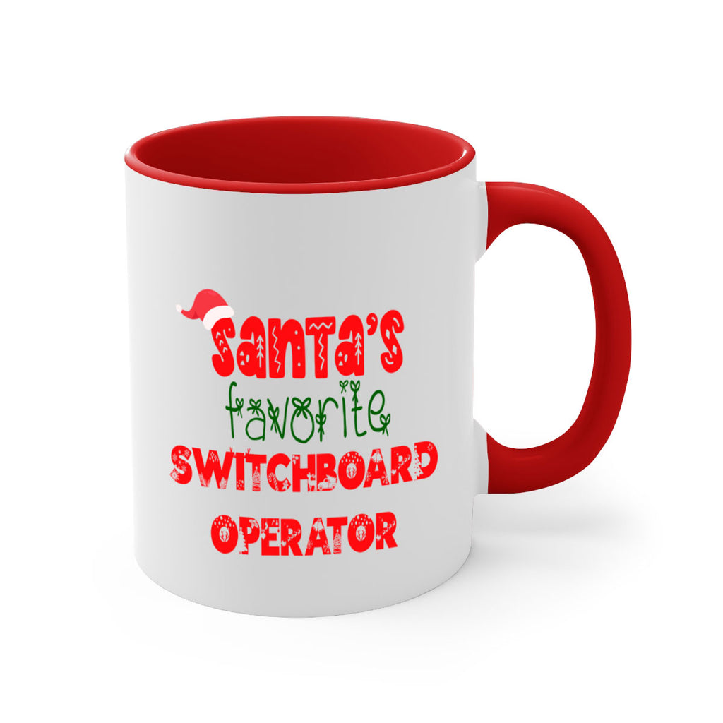 santas favorite switchboard operator style 1110#- christmas-Mug / Coffee Cup