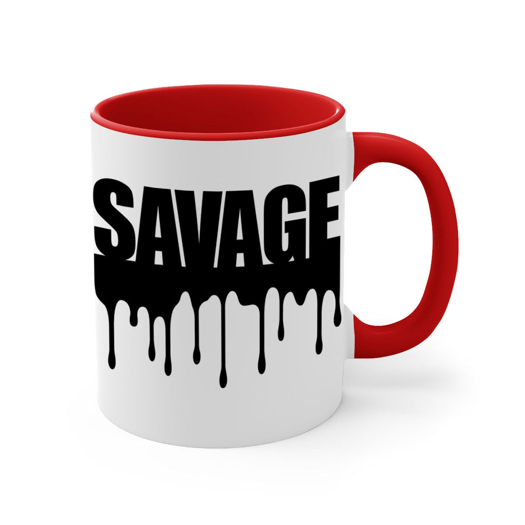 savage drip 41#- black words - phrases-Mug / Coffee Cup