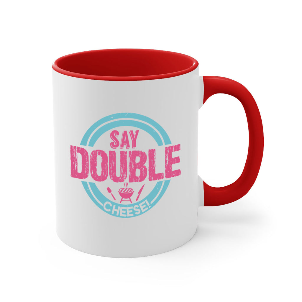 say double cheese 14#- bbq-Mug / Coffee Cup