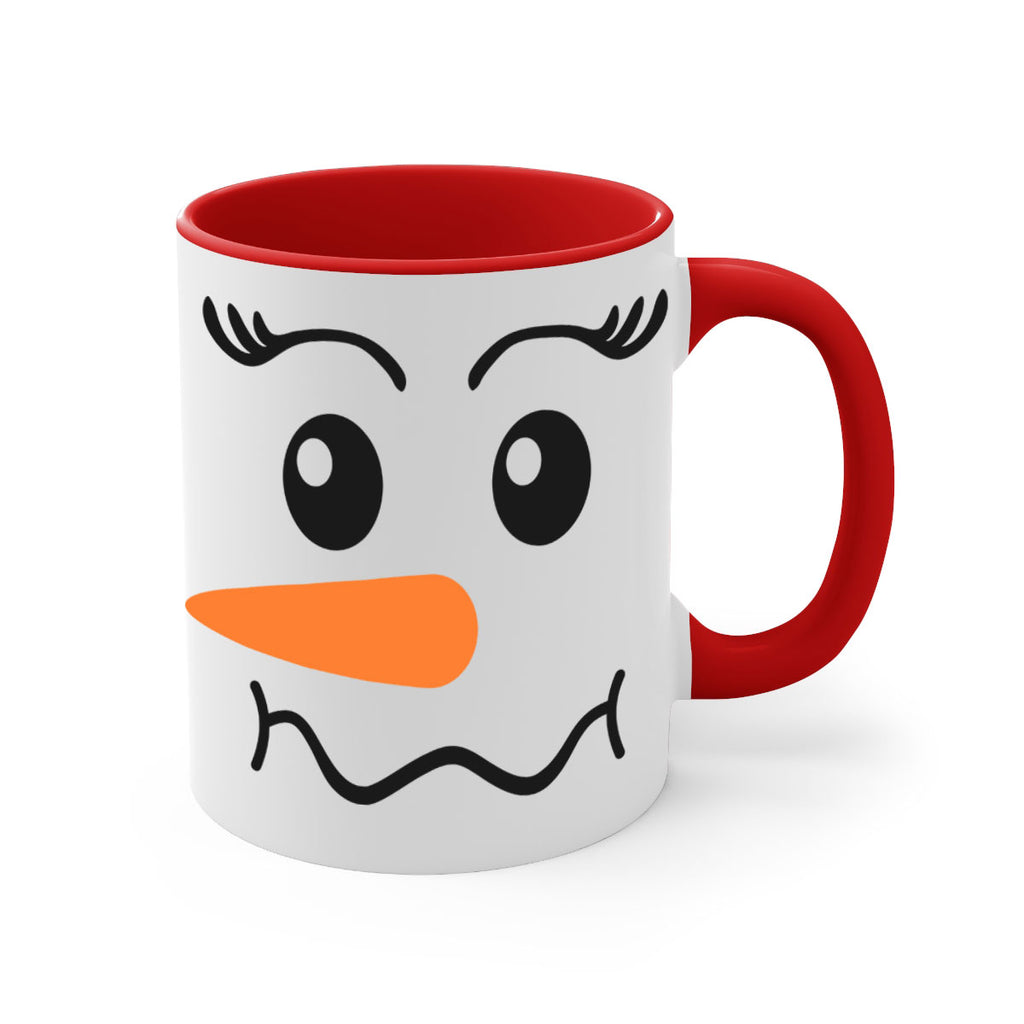 snowman face 4#- christmas-Mug / Coffee Cup