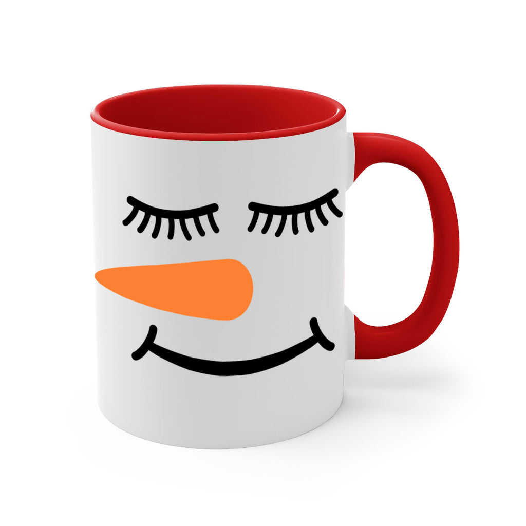 snowman face #- christmas-Mug / Coffee Cup