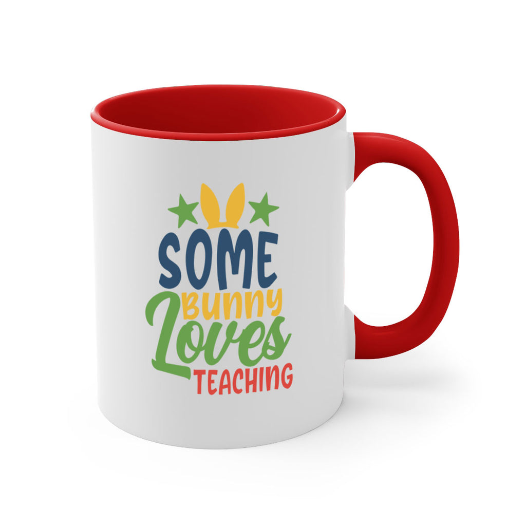 some bunny loves teaching Style 150#- teacher-Mug / Coffee Cup