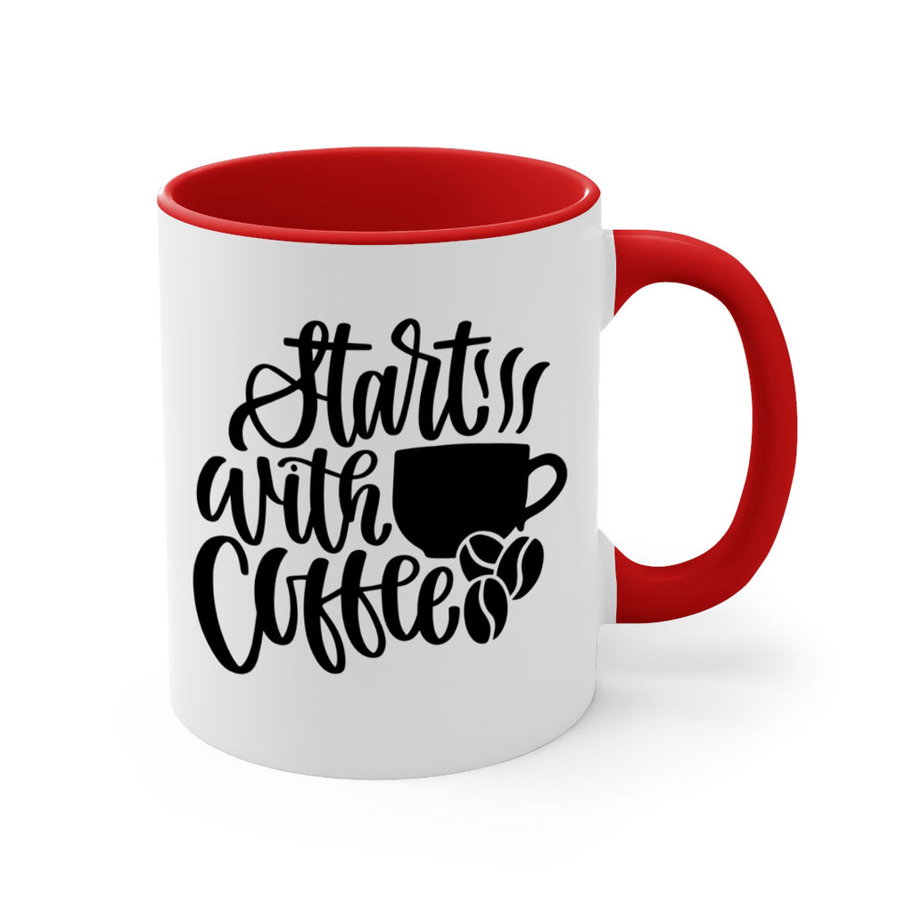 start with coffee 33#- coffee-Mug / Coffee Cup