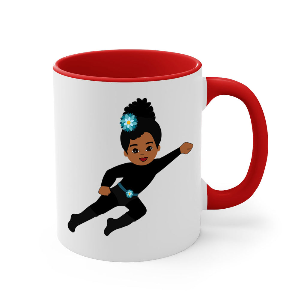 super kids girl 10#- Black women - Girls-Mug / Coffee Cup