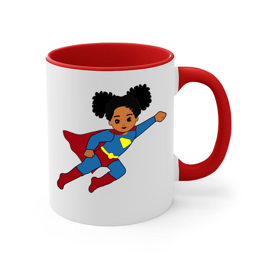 super kids girl 3#- Black women - Girls-Mug / Coffee Cup