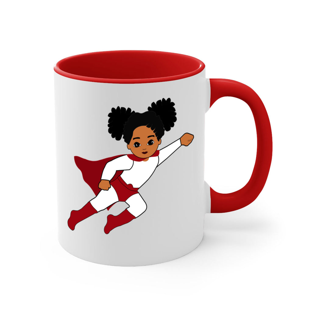 super kids girl 6#- Black women - Girls-Mug / Coffee Cup