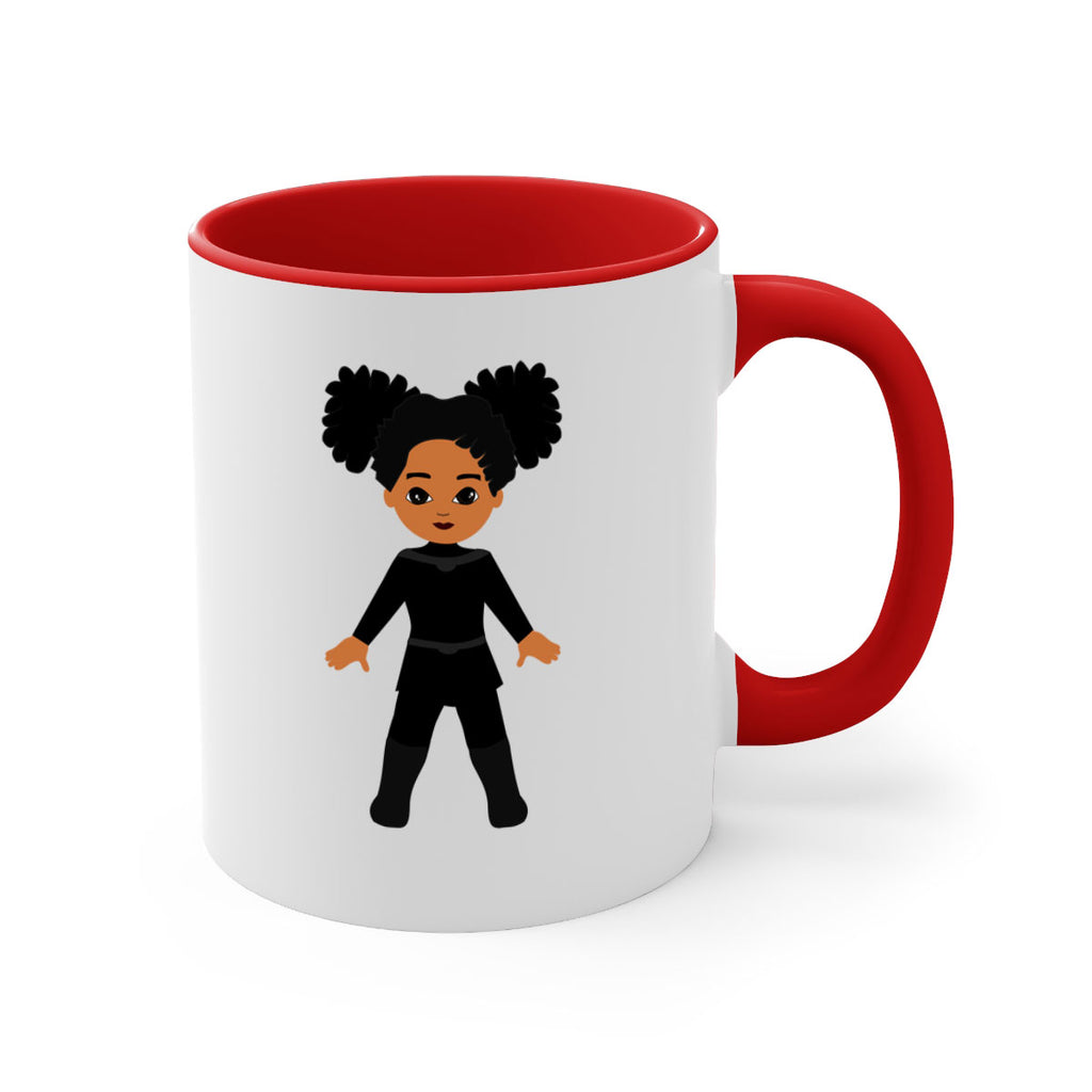super kids girl 8#- Black women - Girls-Mug / Coffee Cup