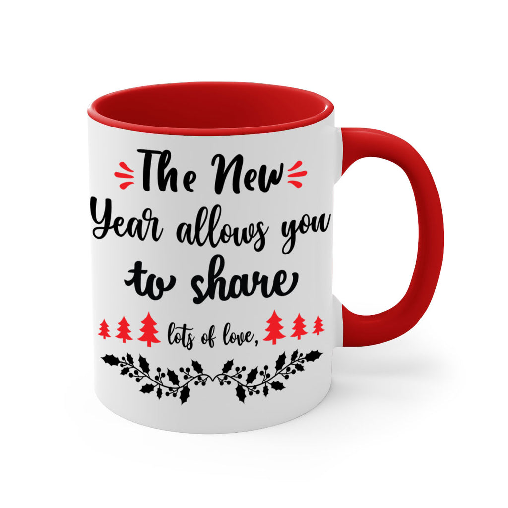 the new year allows you to share lots of love style 1205#- christmas-Mug / Coffee Cup