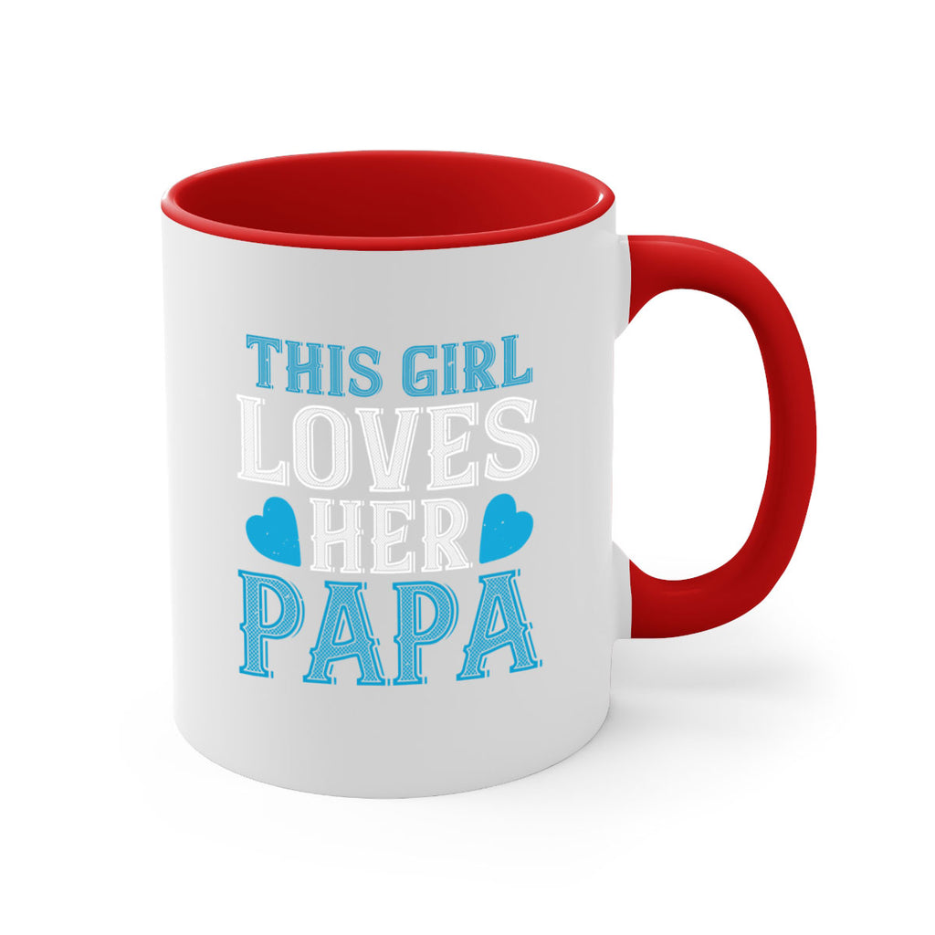 this girl loves her papa 3#- grandpa-Mug / Coffee Cup