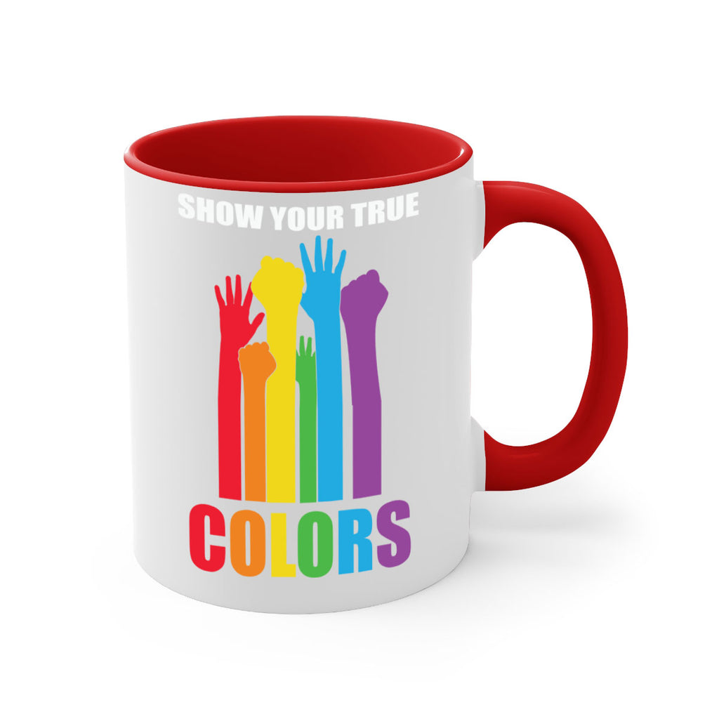 true colors rainbow pride flag lgbt 9#- lgbt-Mug / Coffee Cup