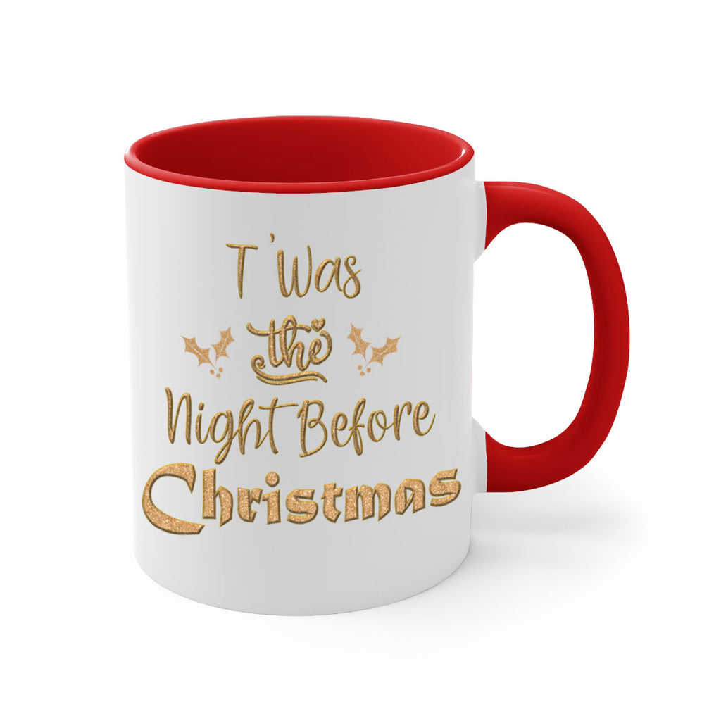 twas the night before christmas gold 439#- christmas-Mug / Coffee Cup