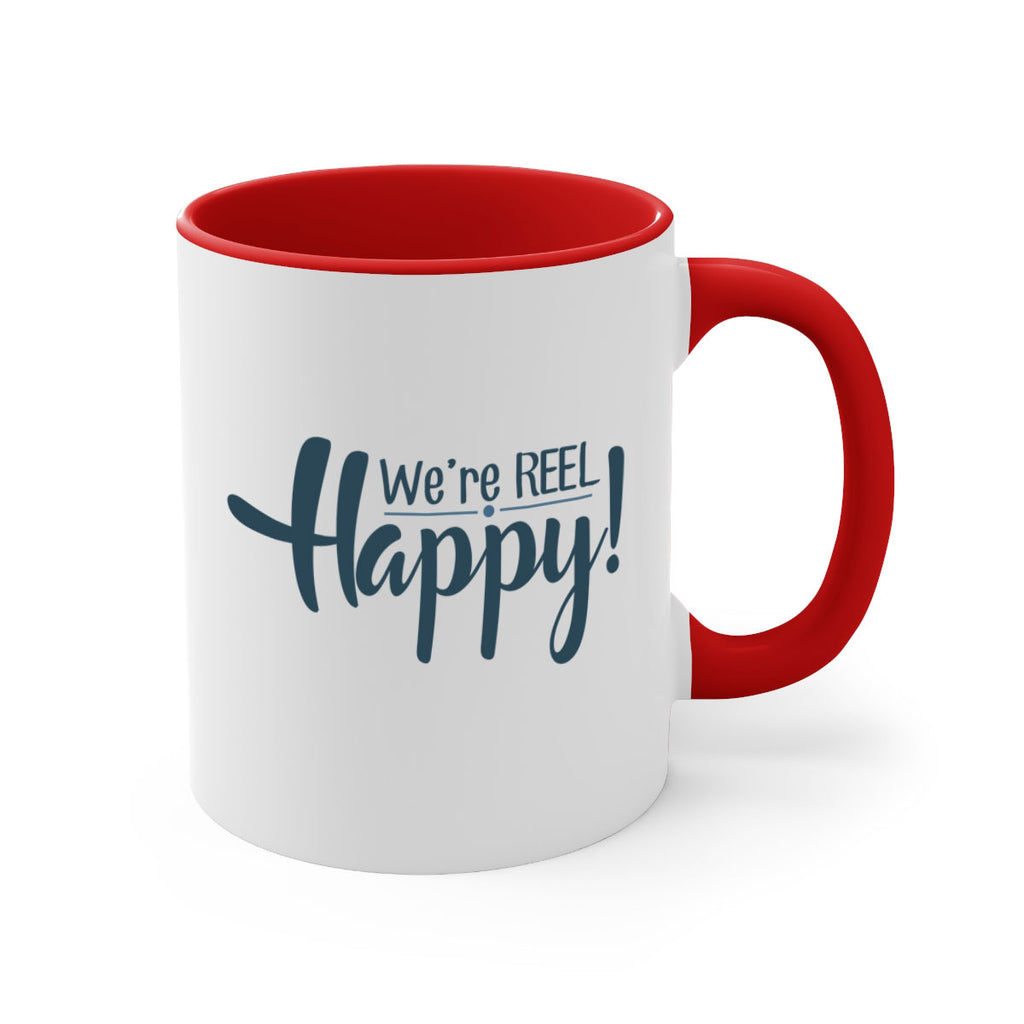 we are reel happy 16#- fishing-Mug / Coffee Cup