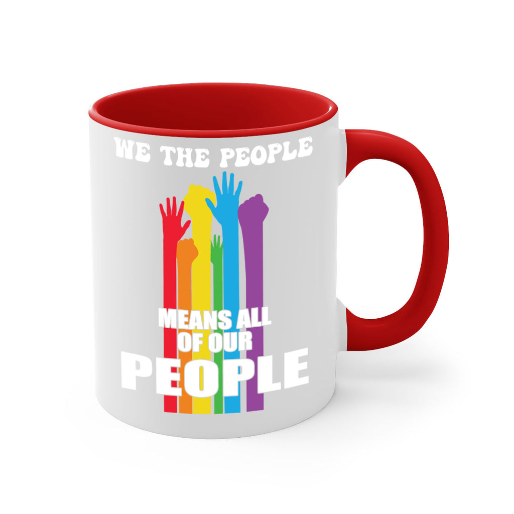 we the people means all lgbt 4#- lgbt-Mug / Coffee Cup